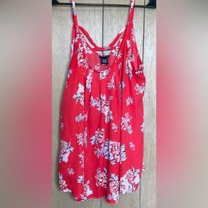 Torrid Flowy Criss Cross Blouse Tank top size 1